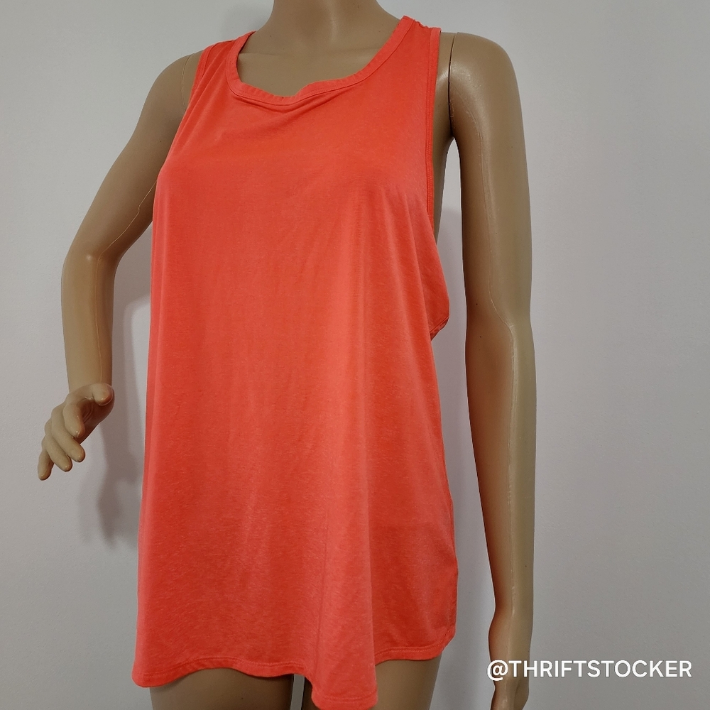 Athelta Orange Racer back Tank